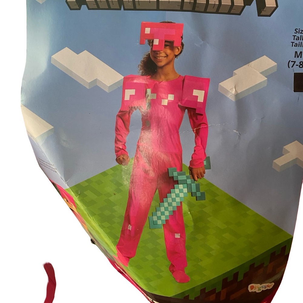 Pixel Warrior Pink Costume for Kids